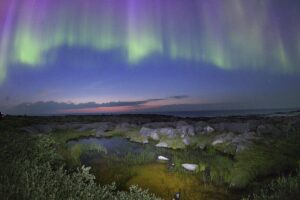 Northern Lights photography class in Churchill.