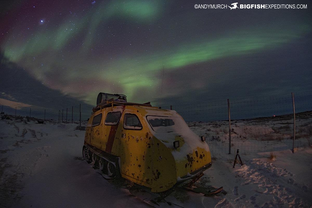 Northern Lights photoghraphy workshop on the tundra.